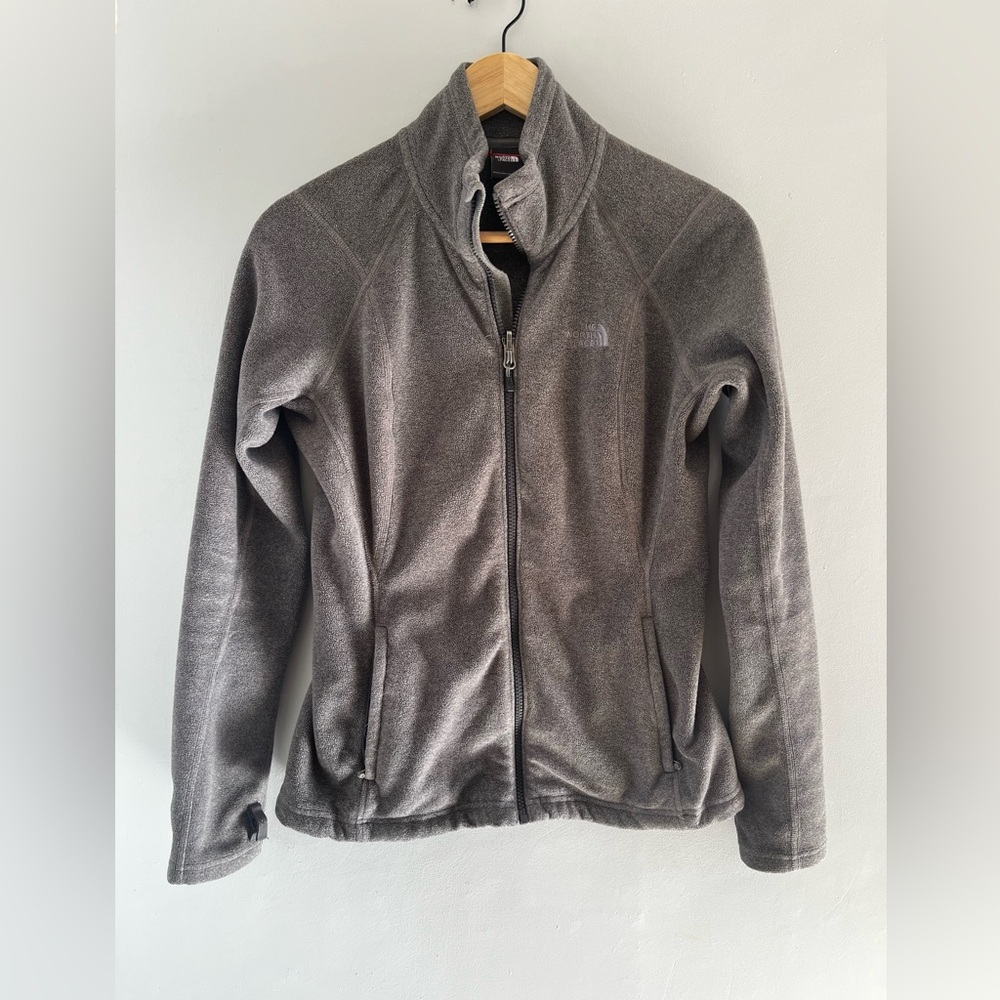 Charcoal gray North Face fleece